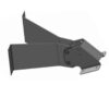 Heavy-duty metal bracket for structural support in construction applications, featuring multiple mounting points and a durable finish.