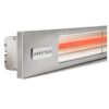 Infratech infrared heater with stainless steel housing and visible heating element, designed for outdoor heating.