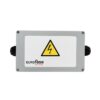Electric heating control box by Eurofase with warning symbol for electrical hazard.