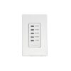 Digital timer switch with options for 15 minutes, 30 minutes, 60 minutes, 2 hours, and 4 hours. Ideal for energy-efficient lighting control.