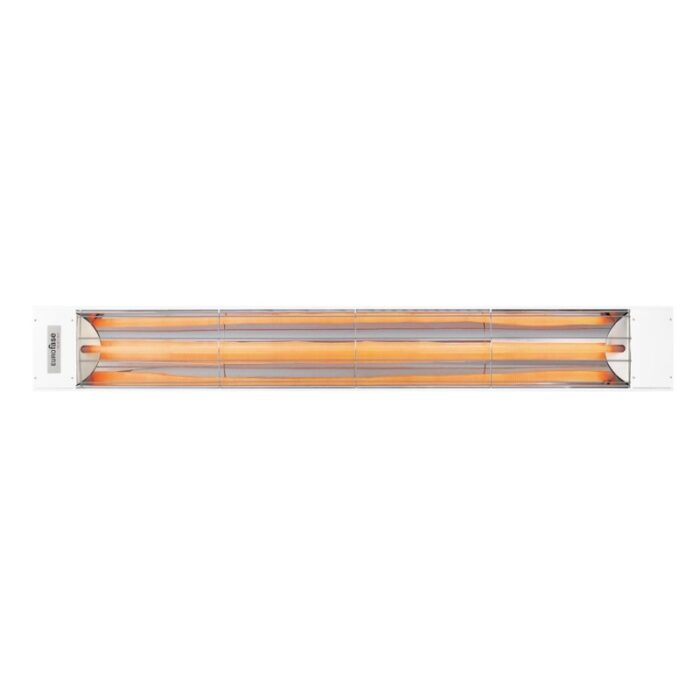 Infrared heating lamp with multiple heating elements, designed for efficient indoor and outdoor heating.