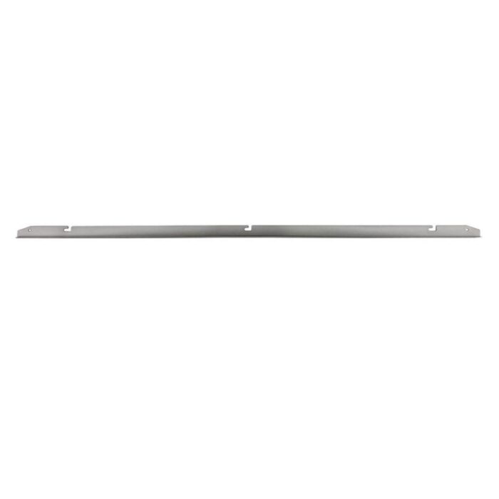Metal mounting bracket for secure installation, featuring multiple holes for easy attachment.