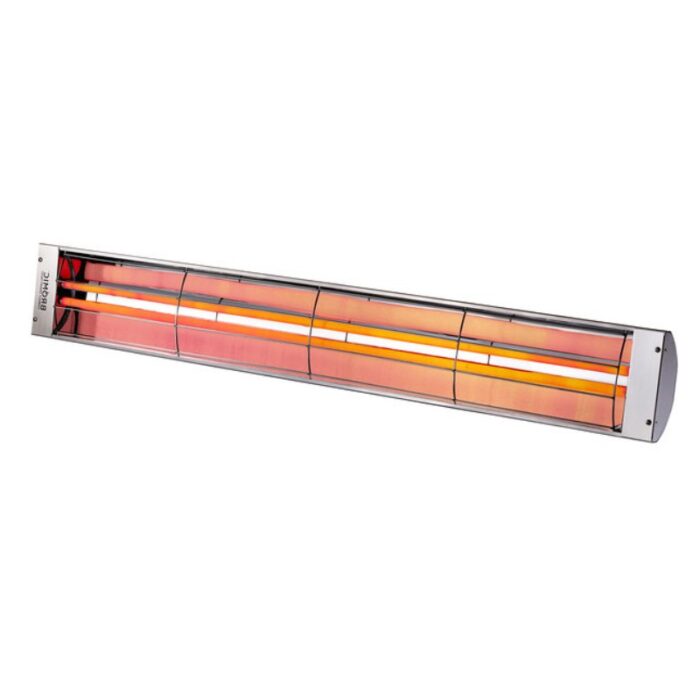 Bromic Cobalt Smart-Heat  Wall/Ceiling Mounted 56-Inch 6000W Dual Element 208V Electric Heater – Silver (BH0610008)